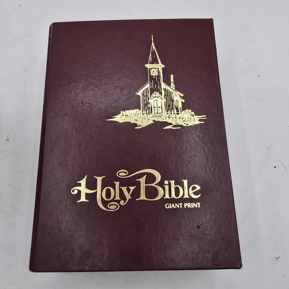 Holy Bible Giant‎ Print KJV Red Letter Edition Concordance Allan Publishers 1975